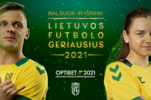 Startuoja 2021-ųjų Lietuvos futbolo geriausiųjų rinkimai