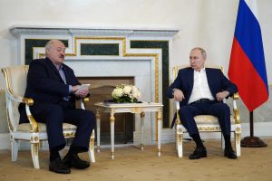 A. Lukašenka – per susitikimą su V. Putinu: „Wagner“ prašo leidimo vykti į Lenkiją