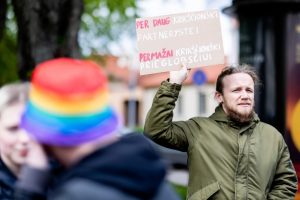 Protesto priežastis – homoseksualai?