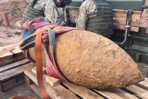 Sunaikinta Aleksote aptikta aviacinė bomba (vaizdo įrašas)