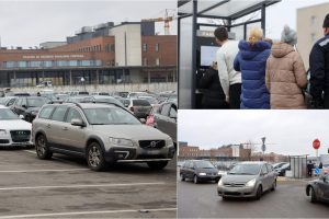 Nesklandumai dėl parkingo prie Kauno klinikų: neišleidžiami net ir susimokėję vairuotojai