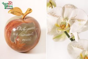 Orginalios dovanų idėjos: sveikinimo žodžiai ant orchidėjos žiedlapio