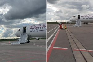 Incidentas Kauno oro uoste: lėktuvas negalėjo pakilti   