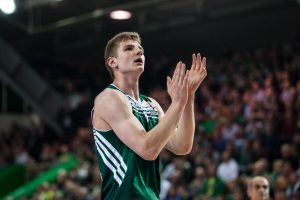 „Žalgirio“ aukštaūgis A. Gudaitis dalyvaus NBA naujokų biržoje