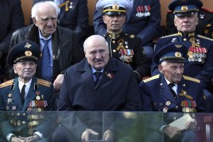 A. Lukašenka nepasirodė valstybinės vėliavos, herbo ir himno dienos minėjime