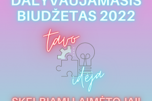 Skelbiami 2022-ųjų „Tavo idėjos“ laimėtojai