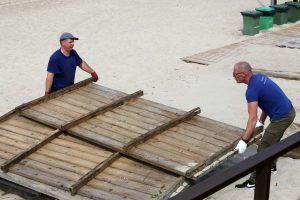 Iki Naujųjų – paplūdimių takų tvarkymo darbai