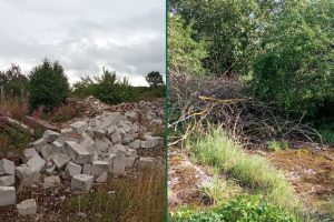 Aplinkosaugininkai: Kretingos rajone sutvarkyta 76 tonomis atliekų užteršta teritorija