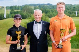 Atvirajame Lietuvos golfo čempionate – G. Mackelio ir R. Pauliukonytės triumfas