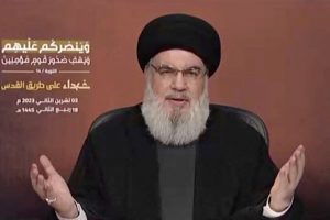 „Hezbollah“ lyderis įspėja, kad atsakas į S. al Arouri nužudymą yra neišvengiamas