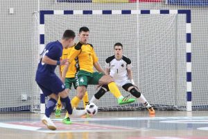 19-mečių salės futbolo rinktinė Europos čempionato atrankoje pralaimėjo graikams