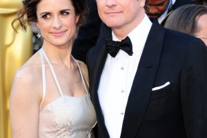 Aktorius C. Firthas skiriasi su žmona