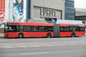 Pilaitės prospekte – eismo pakeitimai, laikina 32 autobusų maršruto trasa
