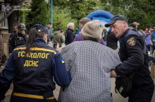 Rusijai atakavus Charkivą sužeisti žuvo vienas, sužeisti keturi žmonės
