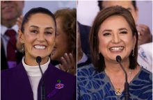 Meksika rengiasi rinkimams: prezidento postas pirmąkart istorijoje prognozuojamas moteriai