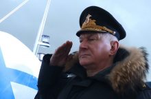 Valstybinė žiniasklaida: Rusija pakeitė karinio jūrų laivyno vadą