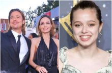 A. Jolie ir B. Pitto dukra nori atsisakyti garsaus tėvo pavardės