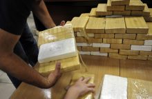 Graikijoje konteineryje su šaldytomis krevetėmis rasta 200 kg kokaino