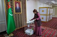 Turkmėnijoje vyksta parlamento rinkimai
