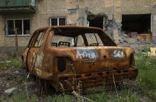 Karas: Rusijos kariai pradėjo didžiulį puolimą Donbase