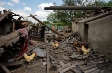 Pirmadienį fronte Ukrainoje vyko 73 susirėmimai