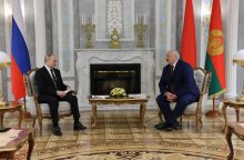 V. Putinas ir A. Lukašenka Minske aptarė saugumo klausimus