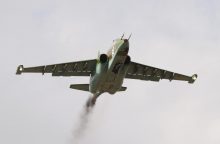 Ukrainos pajėgos numušė dar vieną rusų lėktuvą „Su-25“