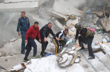 Per sprogimą rusų amunicijos sandėlyje Belgorodo regione sužeisti septyni kariai