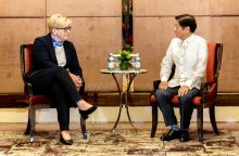 Su Filipinų prezidentu susitikusi I. Šimonytė aptarė galimą aktyvesnį ekonominį bendradarbiavimą 
